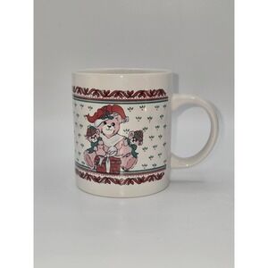 Vintage‎ Christmas Teddy Bear Santa Mug